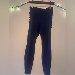 Dark blue wedged on the sides, women’s,all the motion leggings